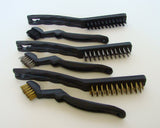 6 PIECE BRUSH SET, NYLON, BRASS, STEEL (1020-1008)