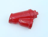 Y STRAINER, 3/4" FPT, 20 MESH, W/PLUG, RED (3100-0304)